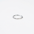 Silver stainless Steel Ari Ring