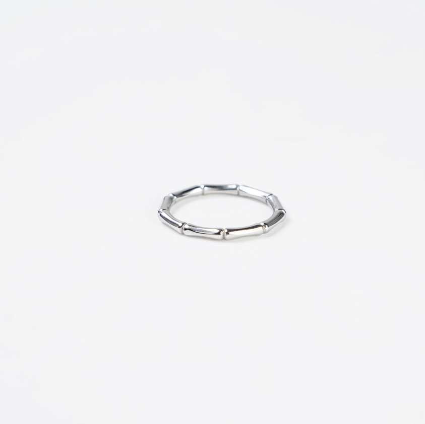 Silver stainless Steel Ari Ring