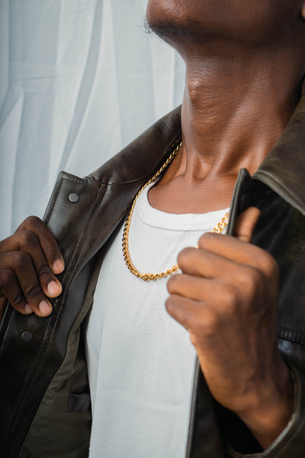 Curb Men Gold Chain