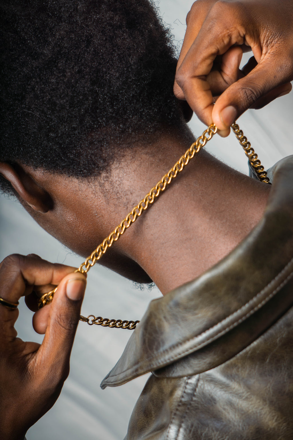 Curb Men Gold Chain