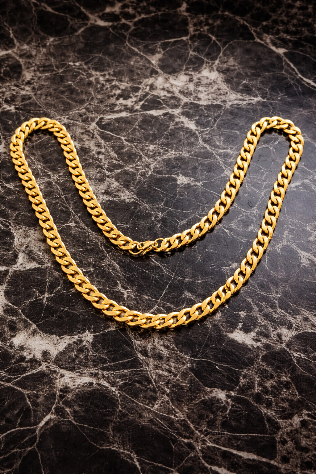 Curb Men Gold Chain